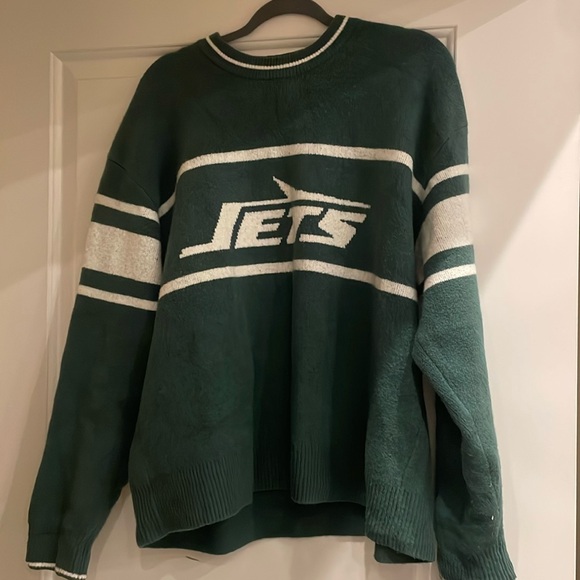 ABERCROMBIE- Vintage Men’s Jets Sweater - Picture 1 of 1